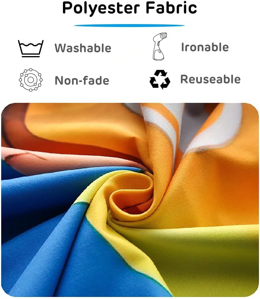 Loccor Tie Dye Tapestry Fabric Colorful Rainbow Spiral Tie Dye Hippie Theme Wall Hanging Decor LGBT Gay Pride Banner Birthday Party Decorations Home Bedroom Decor 60''x40''