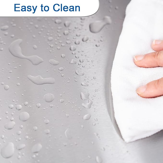 HARDURA Stainless Steel Shelf 14" x 72", 352lb Commercial Shelves Wall Mount Metal Shelving with Backsplash and Brackets for Kitchen, Restaurant, Laundry Room and Home