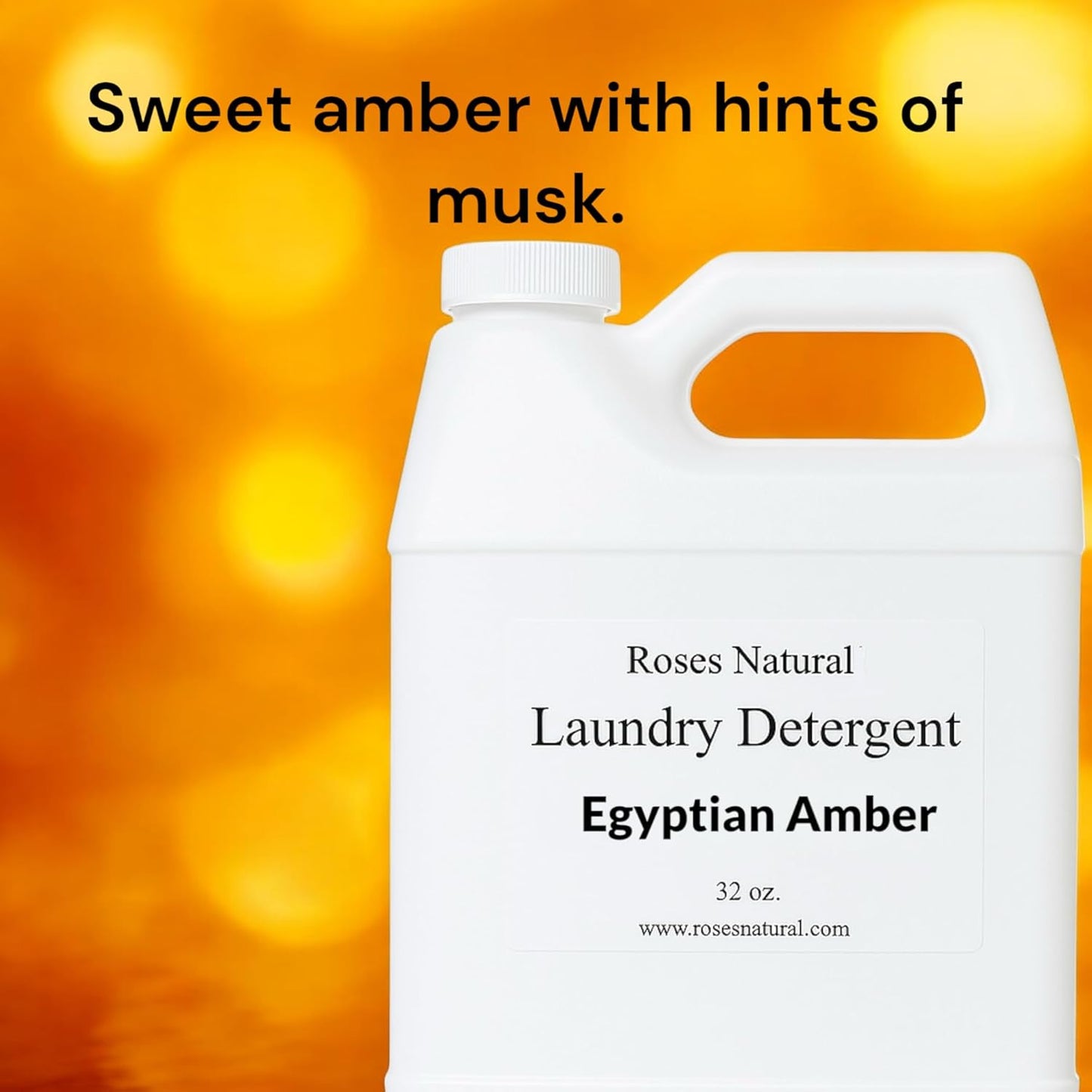 Plant-Based Liquid Laundry Detergent, 32 Fl Oz, Multiple Scents, HE Compatible (Egyptian Amber)