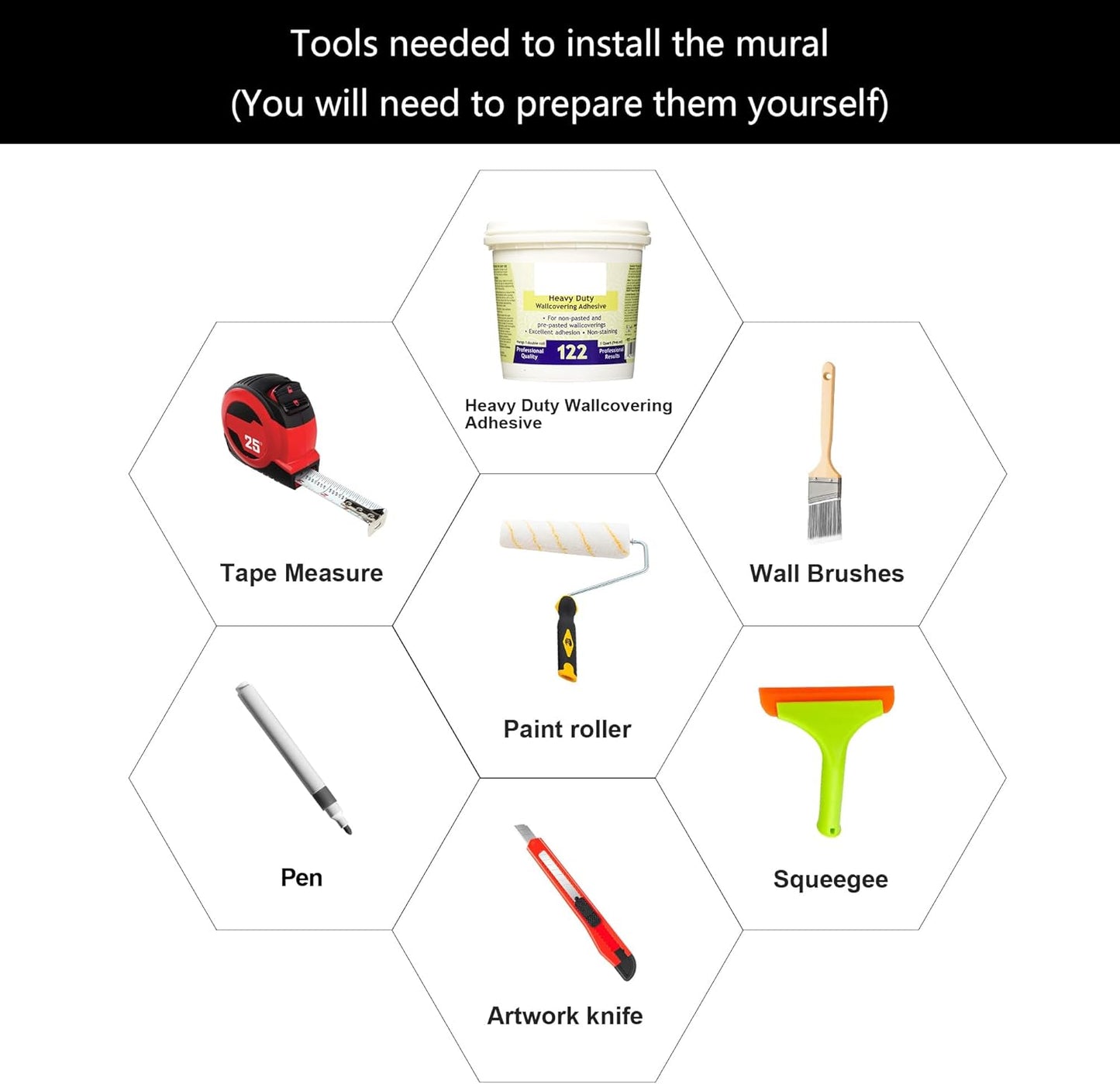 Dark Floral Wallpaper Mural Vintage Peony Flowers Black Background Wall Mural Bedroom (Not Peel and Stick)