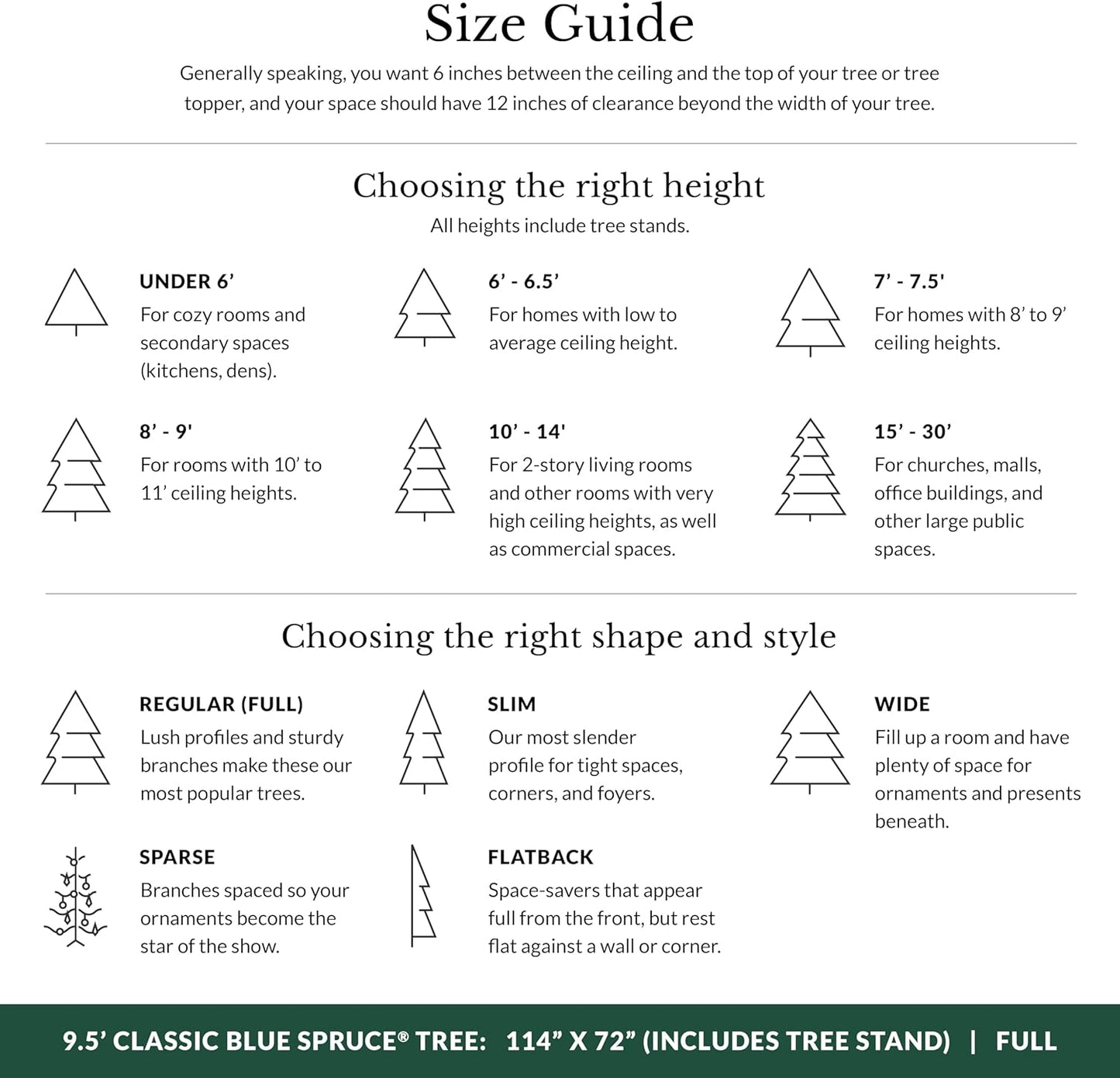 Balsam Hill 9.5ft Pre-Lit Classic Blue Spruce - Artificial Christmas Tree with 5,248+ Tips, Twinkly LED Smart Lights, Easy Plug System & Premium Stand for Indoor Holiday Decorating