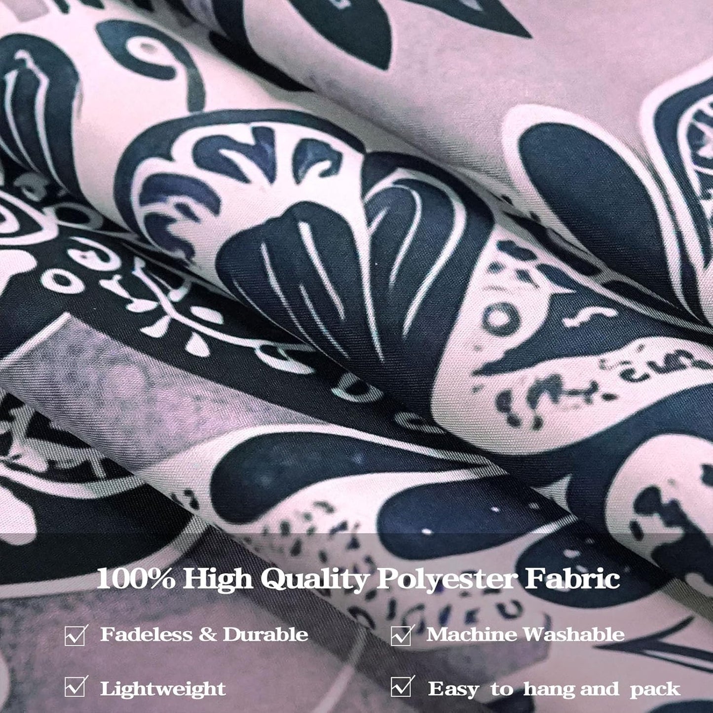 Fowocu Boho Floral Mandala Tapestry Wall Hanging Grey Bohemian Flower Medallion Tapestry Aesthetic Gray Black Hippie Indian Small Tapestries for Bedroom Living Room Dorm Decor 60 x 44 Inch