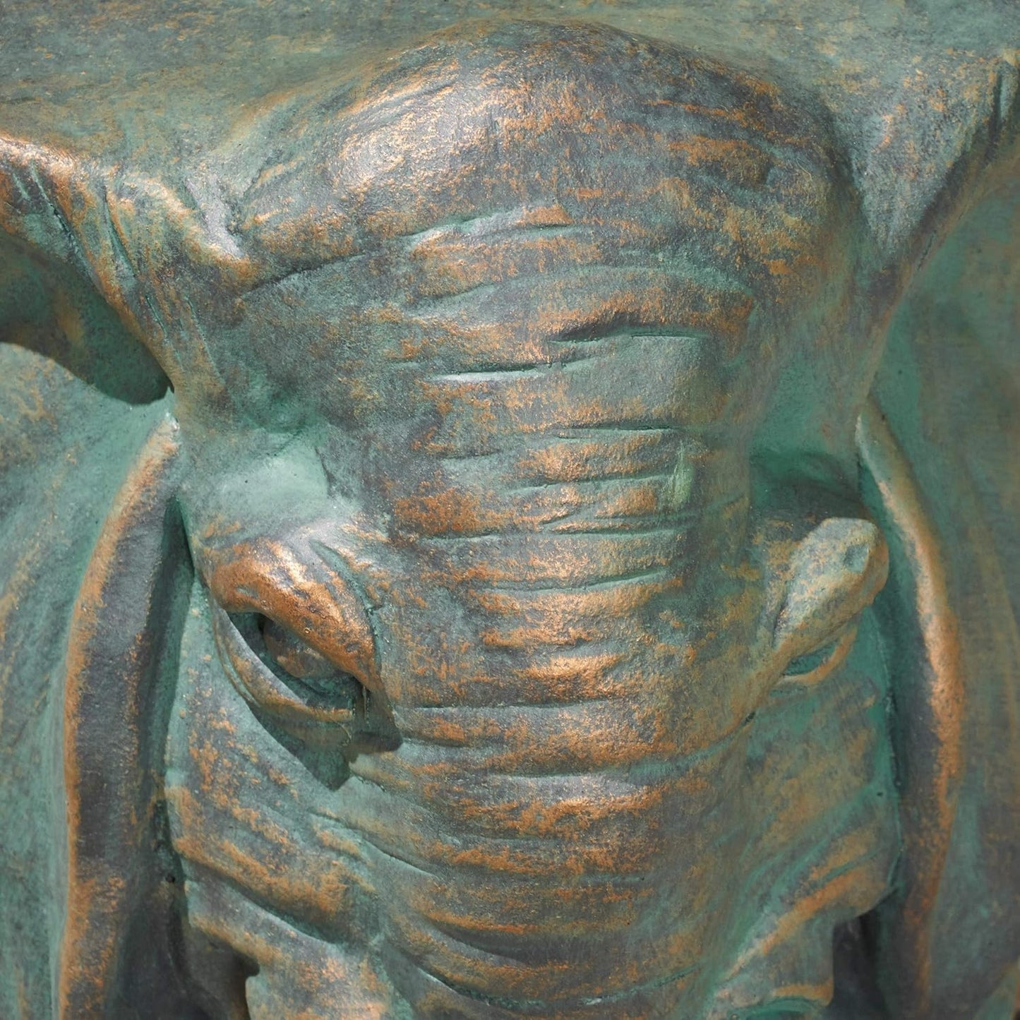 Christopher Knight Home Salome Elephant Garden Stool, Copper Patina