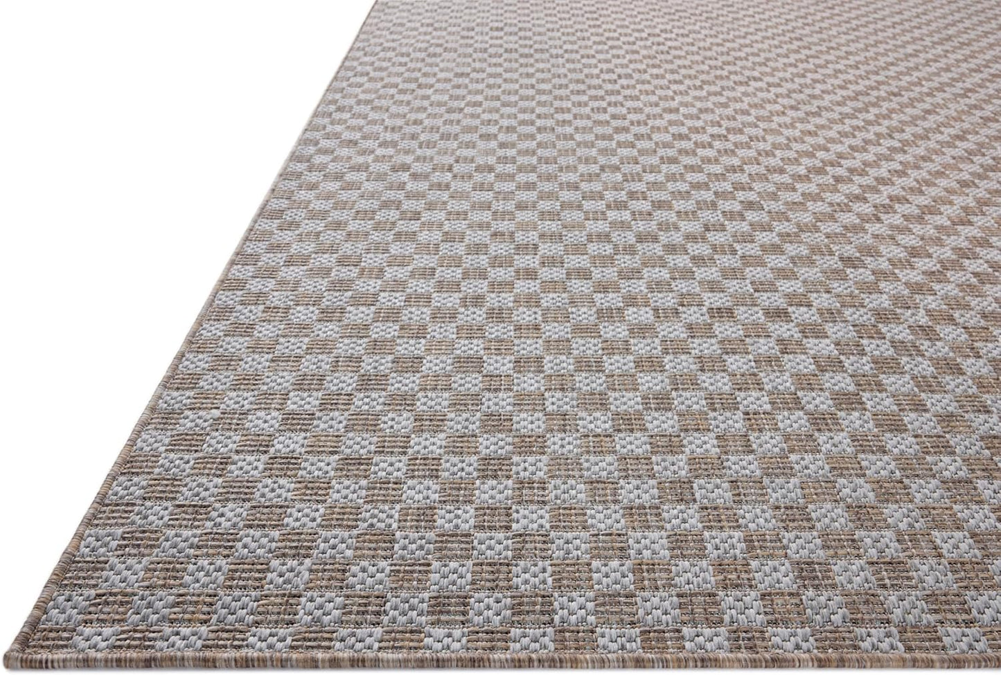 Loloi Amber Lewis Topanga Collection TOP-02 Natural/Silver 3'-11" x 5'-11" Indoor/Outdoor Accent Rug