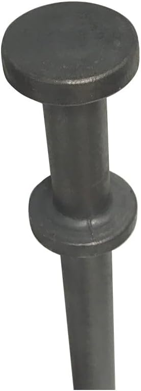 Double Head Tent Stakes - Heavy Duty Steel Tent Stakes, Versatile Ground Spikes to Anchor Commercial Inflatables, Party Tents, and Outdoor Camping Shelters, 3/4 x 24 Inch, 4-Pack