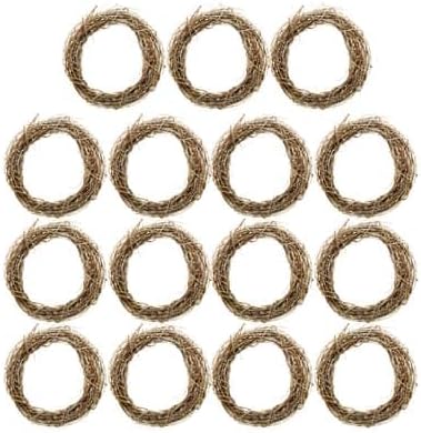 18" Natural Grapevine Wreath by Ashland - Ready-to-Decorate Rustic Home Decor for Weddings, Birthdays, Parties, and Holidays - Bulk 15 Pack
