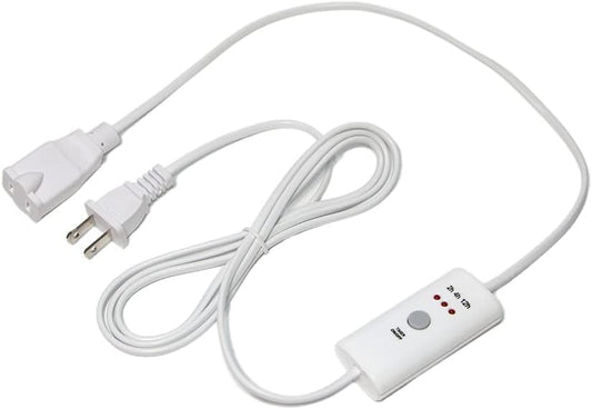 HNB Auto Off Timer Lenth 2.5m for Indoor Small Appliances,Electric Oil Melt Warmer Wax Melt Warmer Wax Melter Fragrance Lamp Oil Warmer Burner (with Auto Off Timer 01)