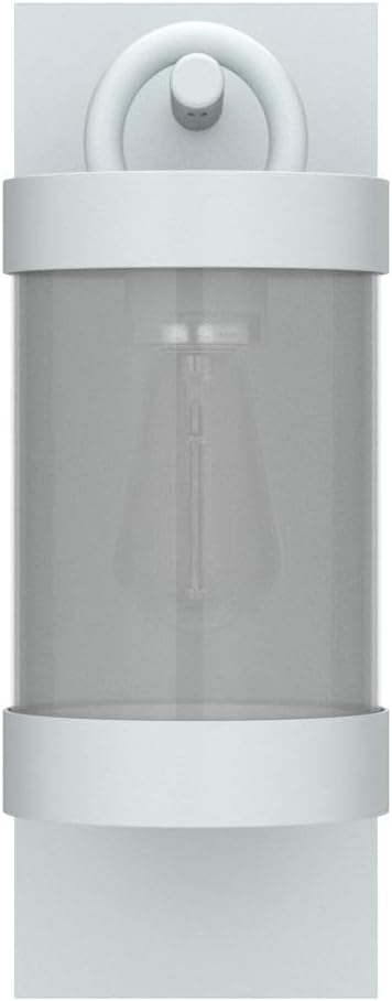 Porch Light White Dusk to Dawn Outdoor Wall Light,13in Large Exterior Lighting Fixture for House Garage Front Door,Waterproof Outside Hanging Lamp E26 Wall Mount Lantern(Bulb Not Include)