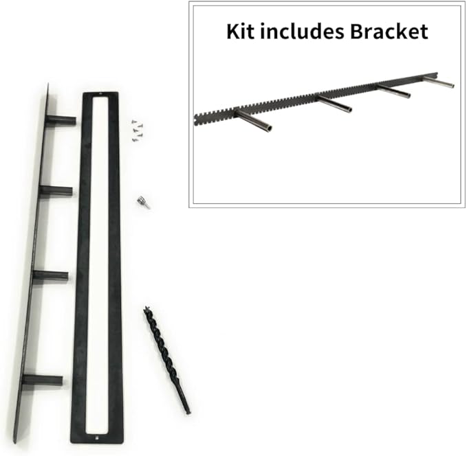 Floating Shelf Brackets - Sheppard Brackets - Easy Install - Heavy Duty (46 inch Build Kit)