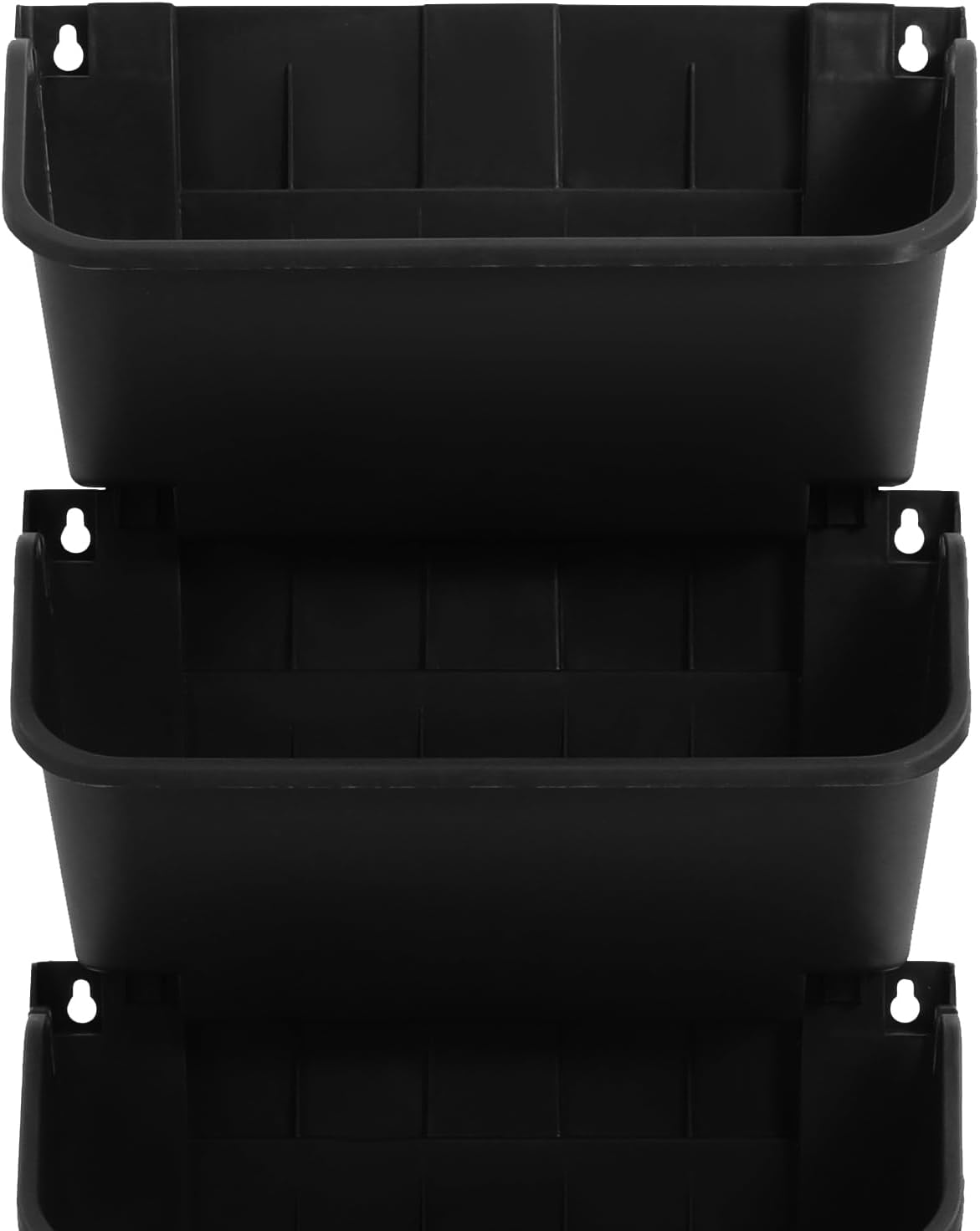 18 Pots Self-Watering Wall-Mounted Planter, 39.4”L x 39.4”H Vertical Wall Planter Self Watering Stackable Planters Vertical Garden Wall Garden Planter Outdoor Indoor for Herbs Flowers Strawberries