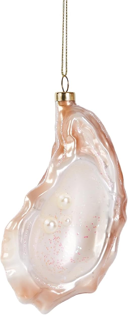 Hanging Christmas Ornaments, 2025 Glass Blown Christmas Tree Ornaments, Christmas Tree Decorations, Funny Gifts & Home Decor, Shell