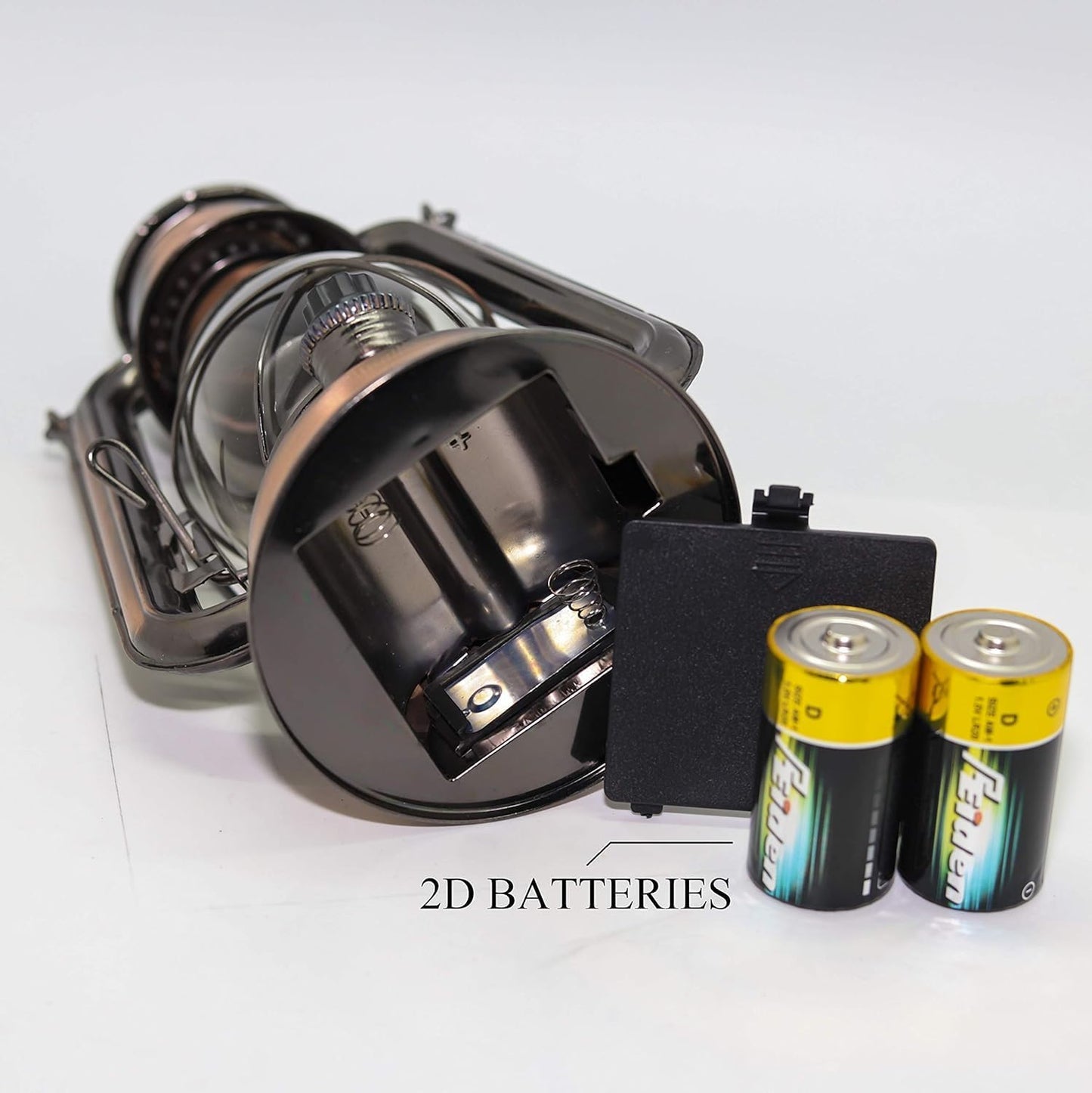 YAKii LED Vintage Lantern Metal Hanging Hurricane 12 LED Dimmer Switch Cold White Battery Operated Lantern Power Outage Indoor Camping Lighting Outdoor Brooklyn Decoration(Copper Pack of 8)