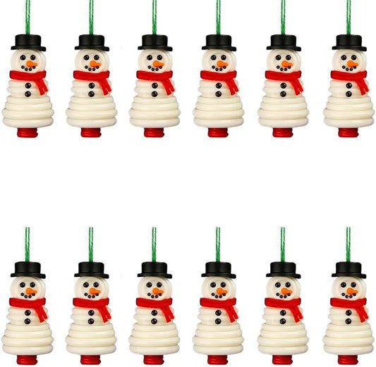 DIY Christmas Button Ornament Making Set - Snowman/Santa/Angel, Fun Holiday Craft Kit for All Ages, Ideal Xmas Tree Hanging Decor & Festive Gifts (B12)
