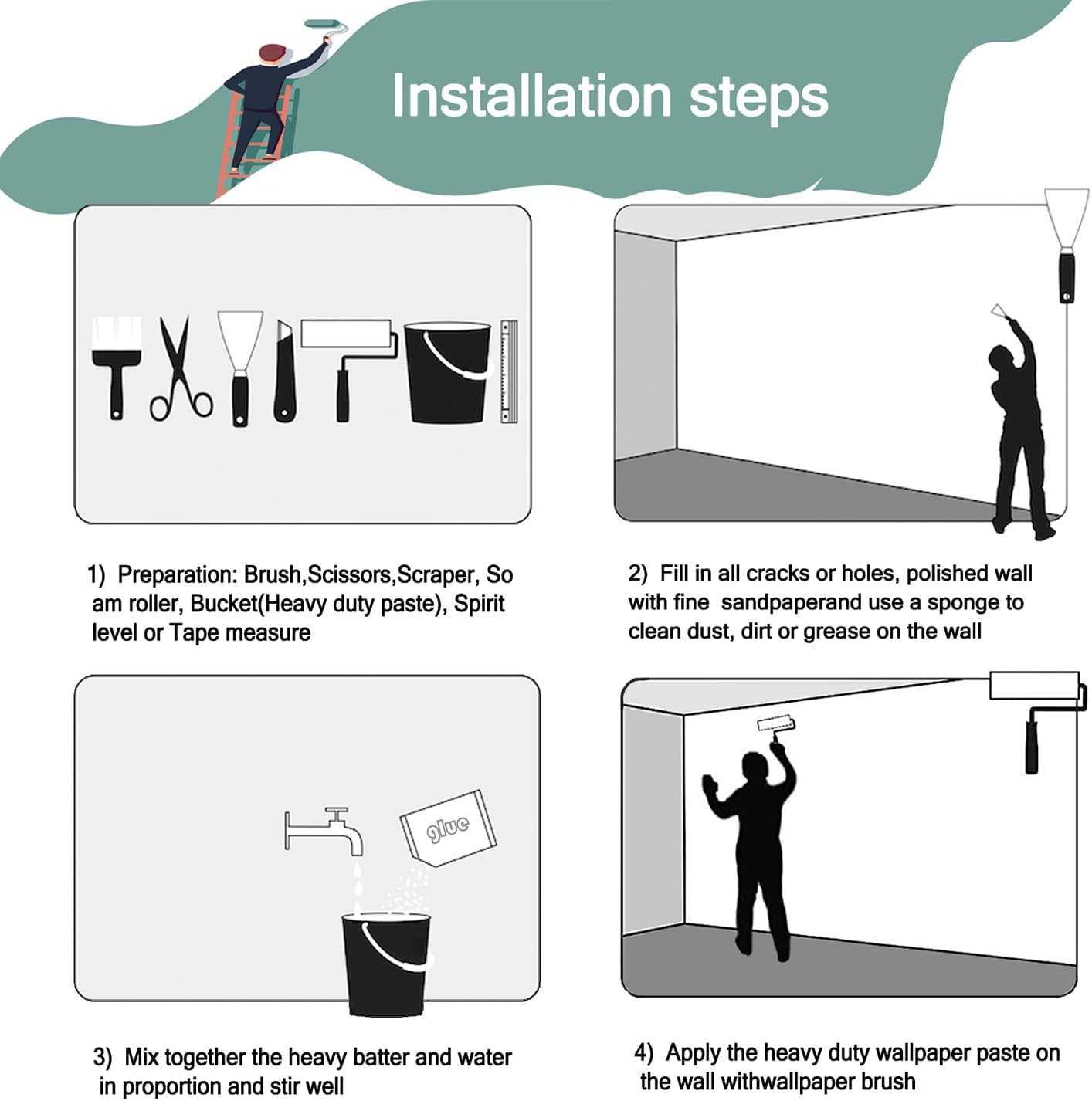 -Gold Floral Living Room Wallpaper XT19 M 140" x 91"