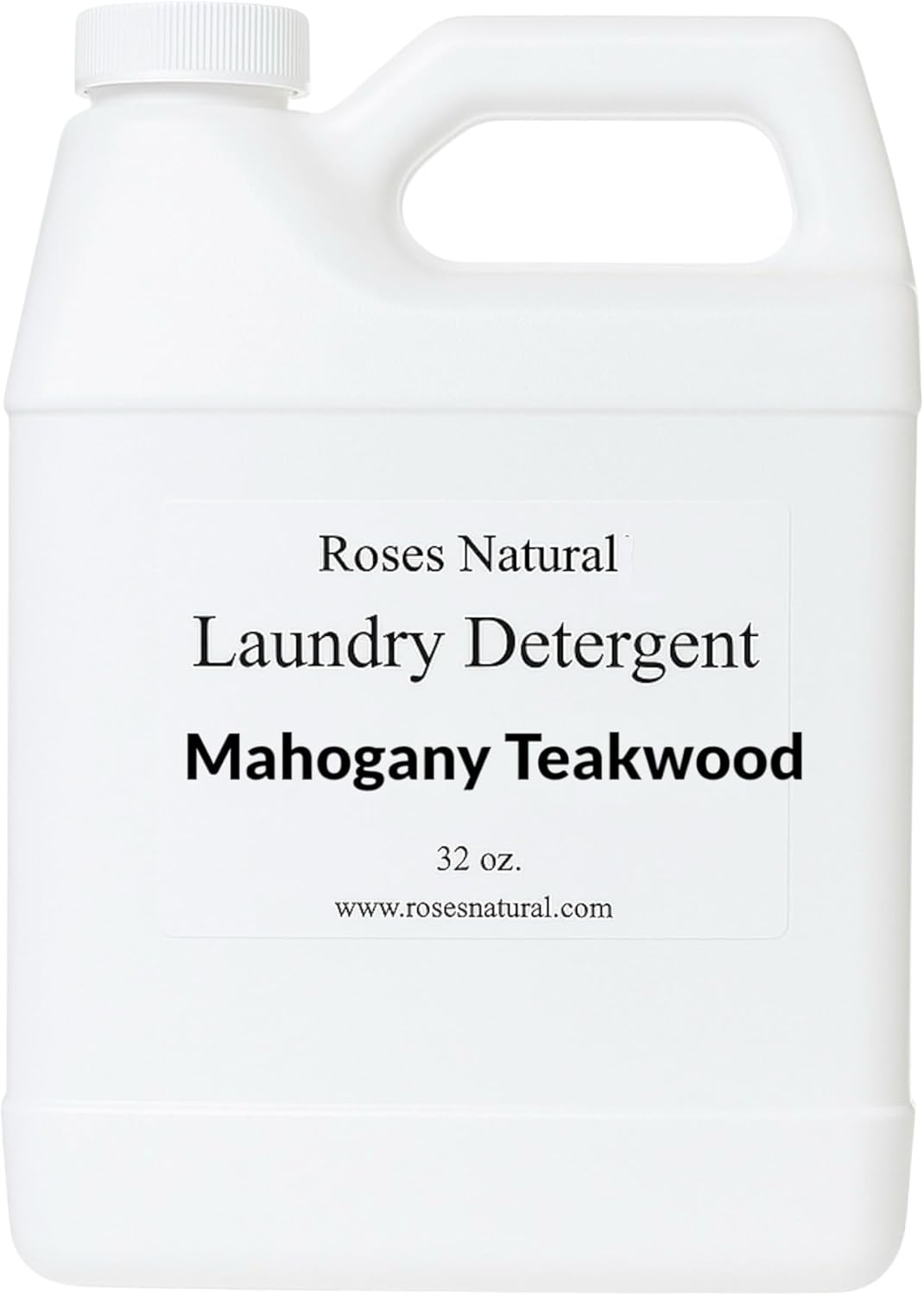 Plant-Based Liquid Laundry Detergent, 32 Fl Oz, Multiple Scents, HE Compatible (Mahogany Teakwood)