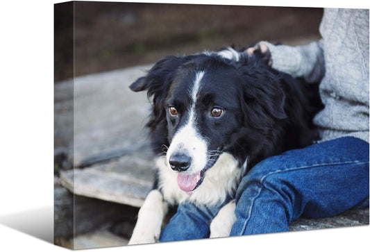 Laoife Custom Canvas Prints with Your Photos 16"x12", Canvas Photo Prints Custom, Personalized Canvas Wall Art for Office Home Bedroom Living Room Wall Decor, Gift for Father's Day Birthday Wedding