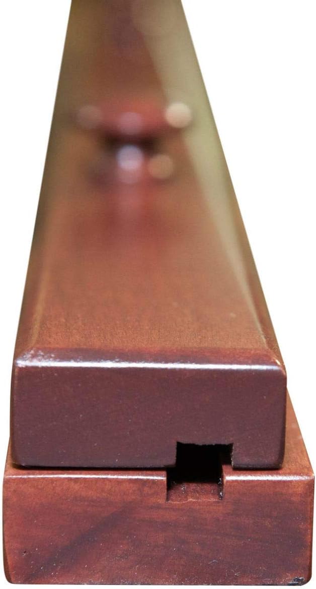 RRD Quilt Hanger for Wall for Display (84") Amish Made Wooden Quilt Rack Wall Mount - Rustic Tapestry Quilt Wall Hangers (Cherry Wood, Cherry Stain, 84" Long)