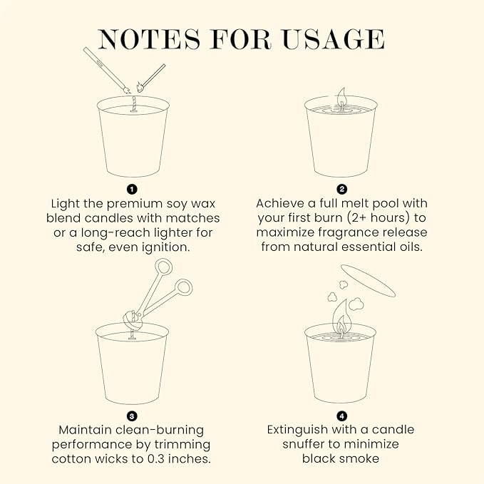 M&SENSE Natural Soy Candle| Leather Night | 5.3 oz | Minimalist Scented Candle for Relaxation, Gifting, Home Décor | for Bedroom, Office, Party Small