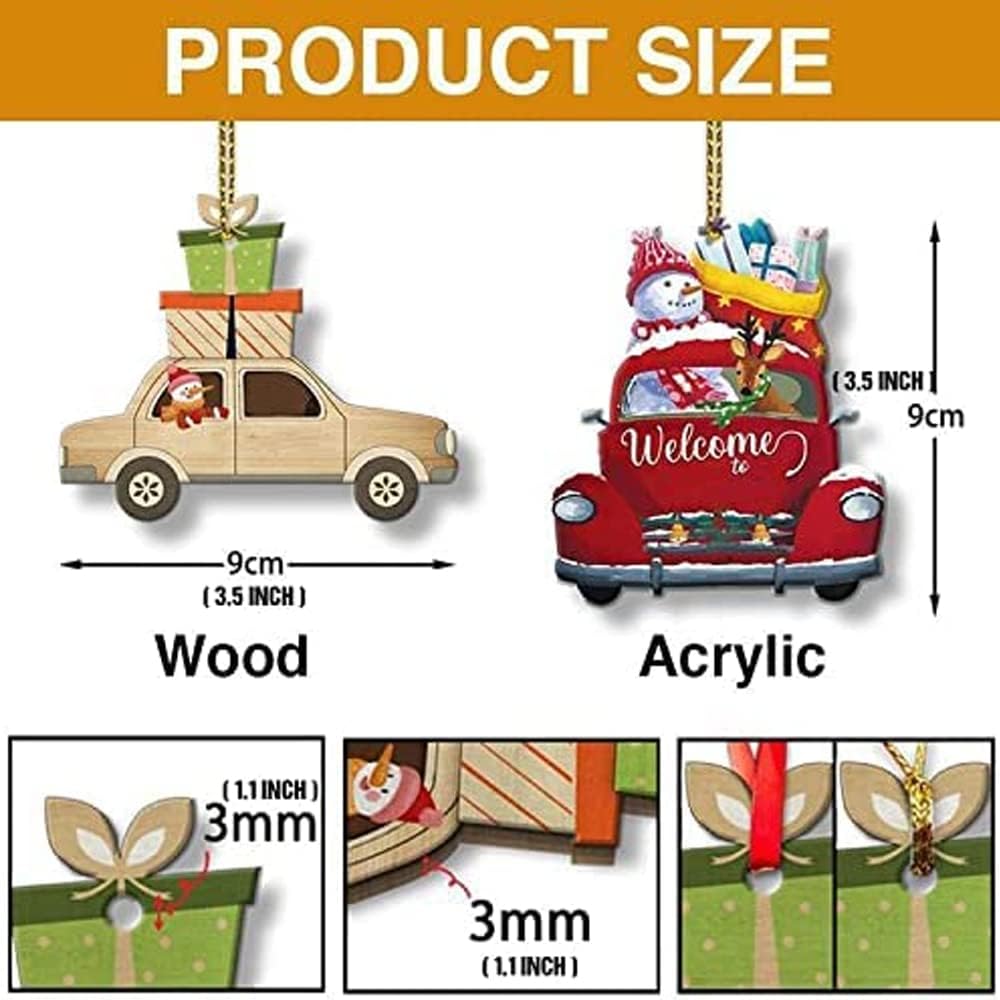 Alaskan Malamutes Dog Christmas Ornament, Alaskan Malamutes in Snow Pocket Christmas Tree Ornament, Dog Lovers Gift Idea Xmas, Christmas Decorations for Tree, Christmas Ornament Gift for Dog Lovers