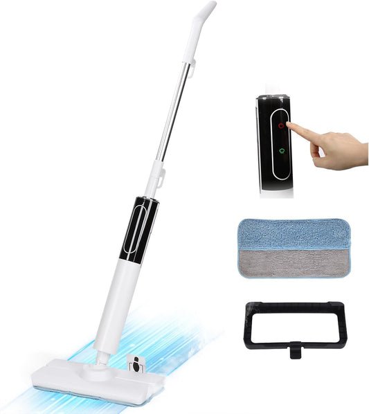 Steam Mop, Detachable Handheld Steam Cleaner for Home,1200W Heat to 260 °F in 20S, 2 Steam Modes & LED Display, 23FT Cord, Steam Mops for Floor Cleaning, Hardwood,Bathroom, Tile, Carpets
