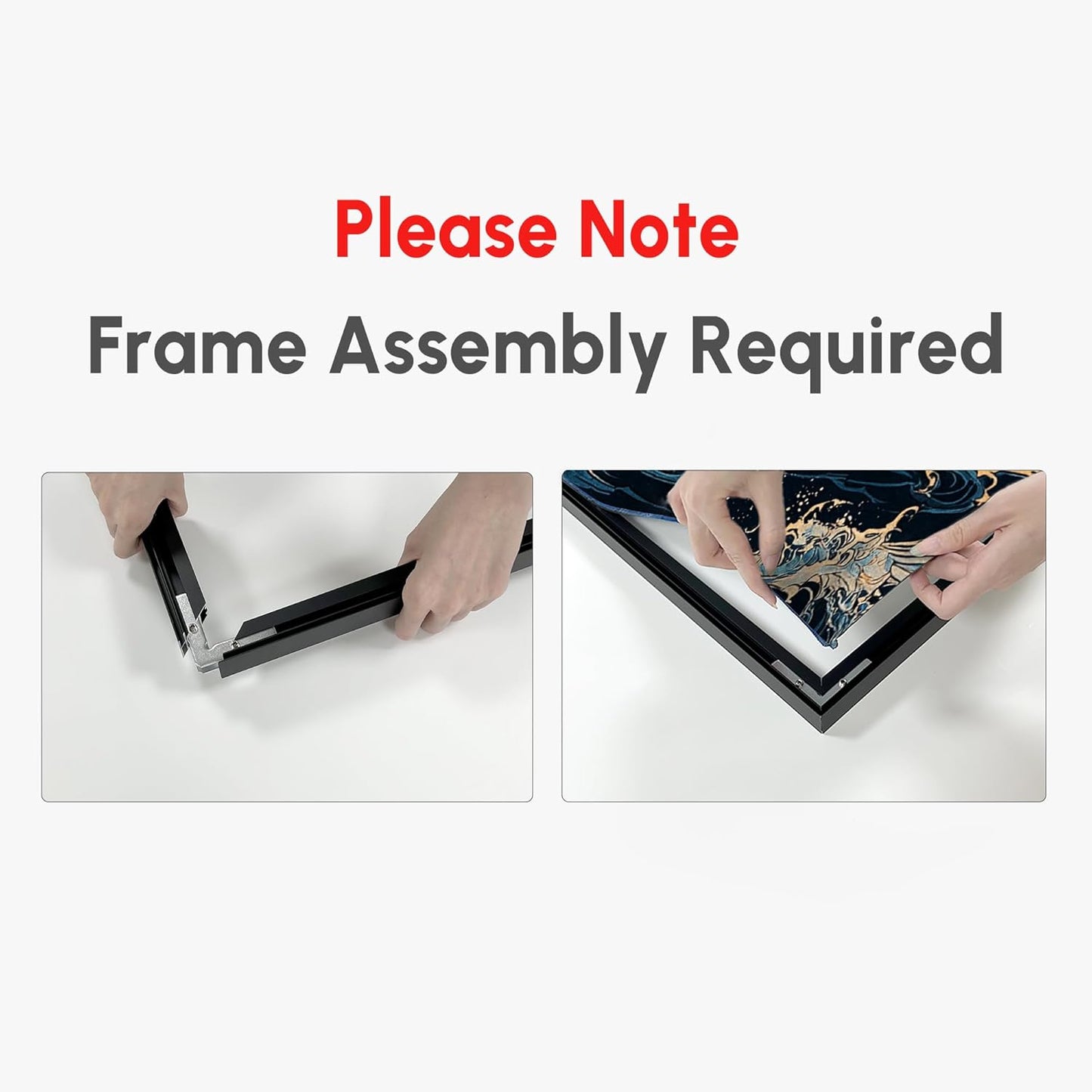 SIGNWIN 36"x72" Extra Large Framed Wall Art Magical Firefly Night Forest, Enchanted Woodland Scene for Home Living Room Bedroom Decor (Frame Assembly Required)