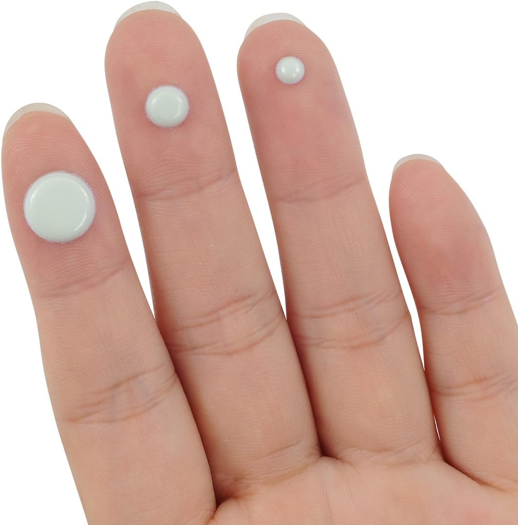 Realistic 3D Domed Glow in The Dark Stars,606 Dots for Starry Sky, Home Decor Stickers for Kids Bedding Room(606 Stars) (2*Green)