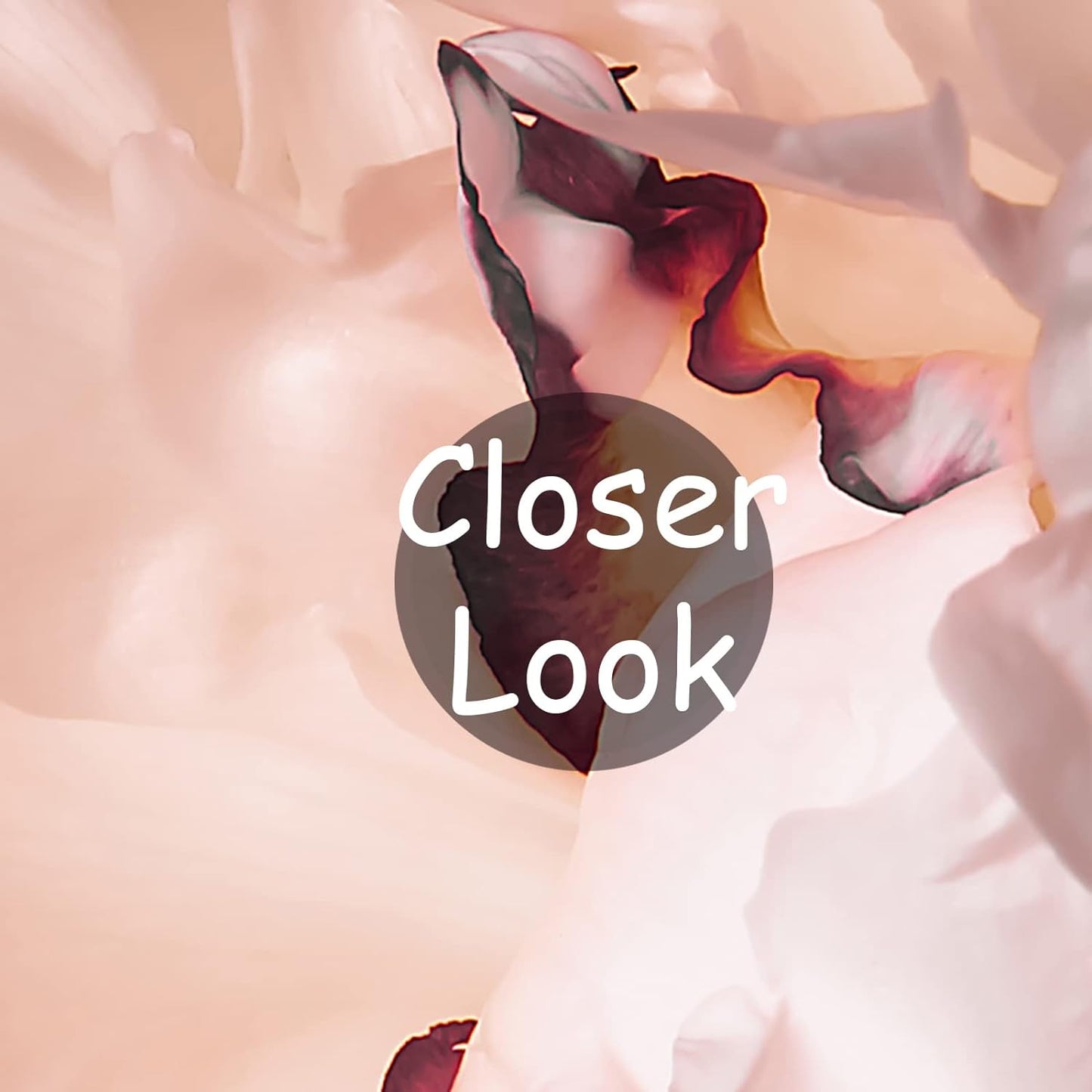 Dark Floral Wallpaper Peony Flowers Wall Mural Wallpaper for Girls Bedroom (Not Peel n' Stick)