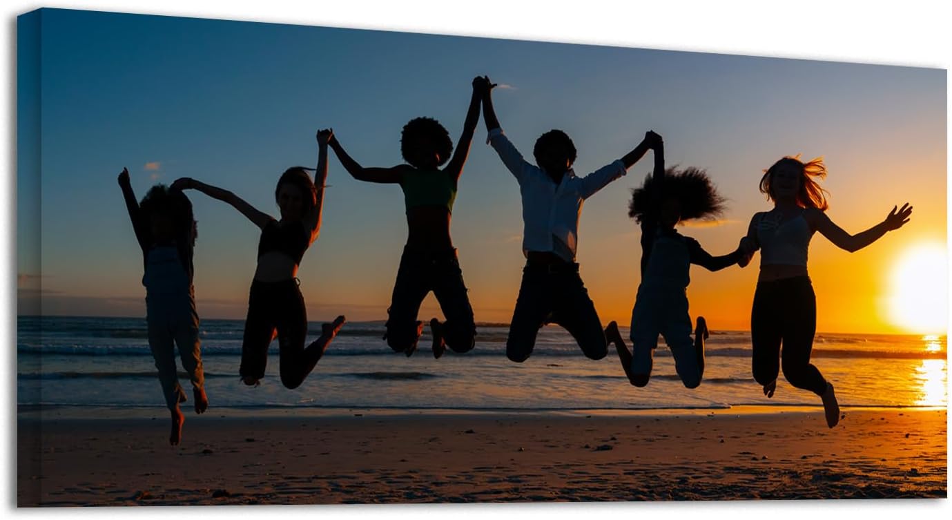 Laoife Custom Canvas Prints with Your Photos for 40"x20" Wall Art, Customized Canvas Pictures of Your Wedding, Families - Personalized Your Image/Photo