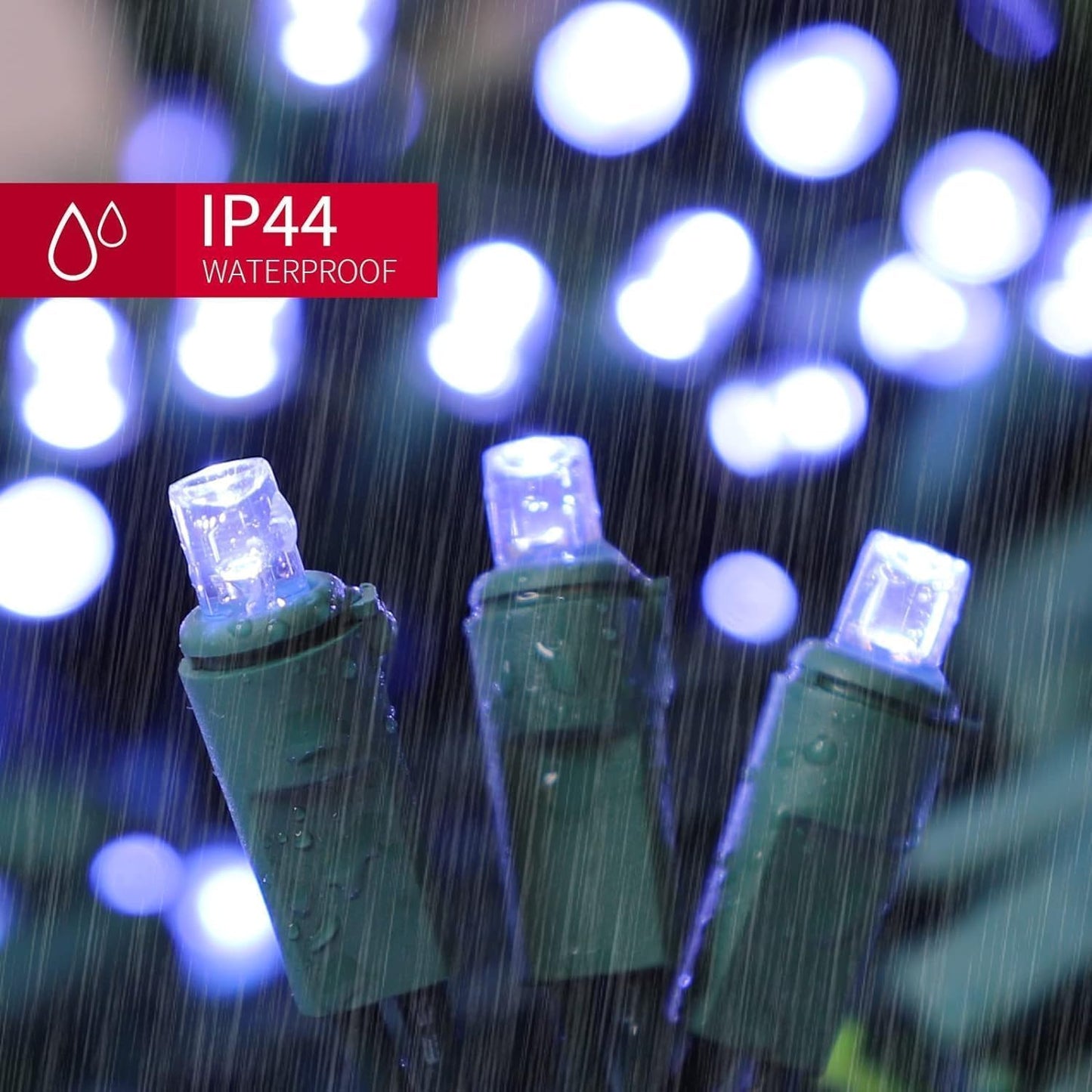 150 LED White String Lights - LED Christmas Decoration, Mini led Lights for Indoor Outdoor Home Holiday Party Wedding Independence Day Decoration