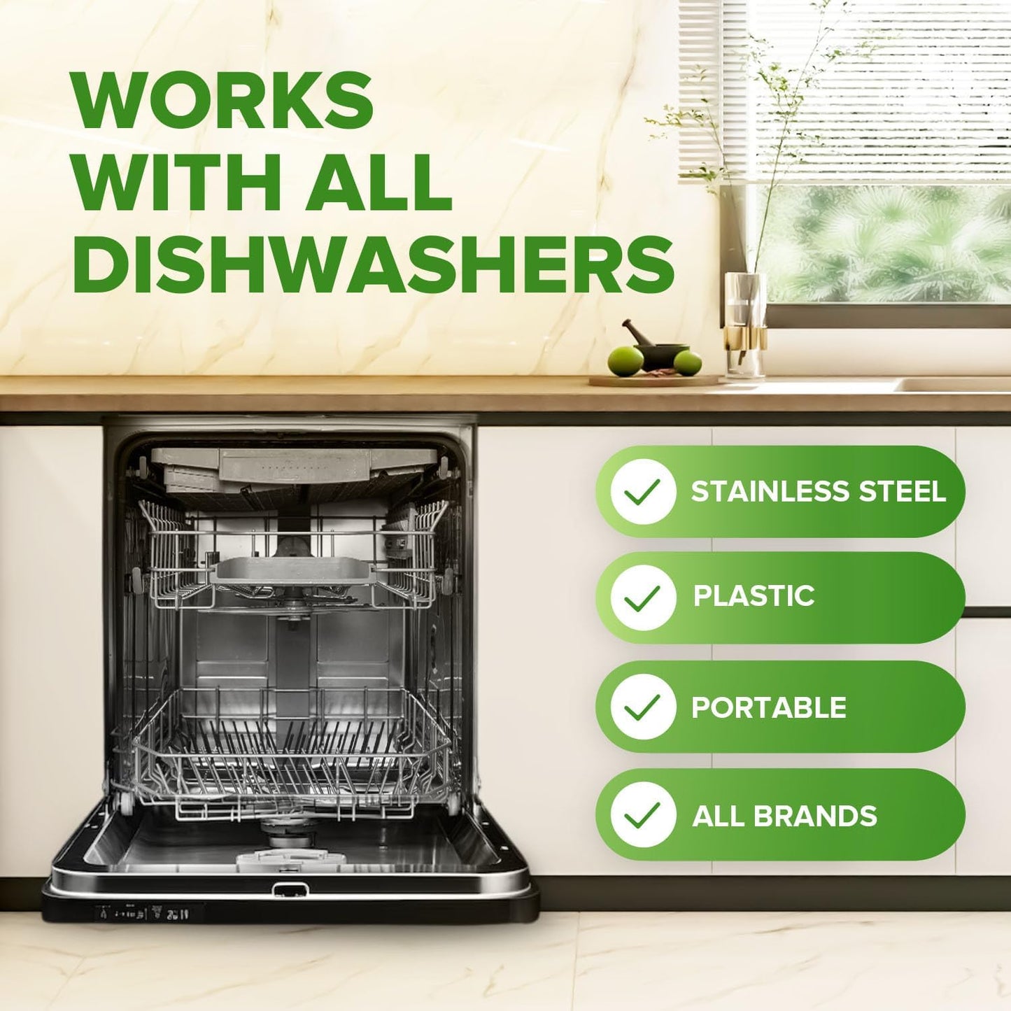 Washing Machine, Dishwasher, Garbage Disposal Cleaner and Deodorizer - Huge Savings!