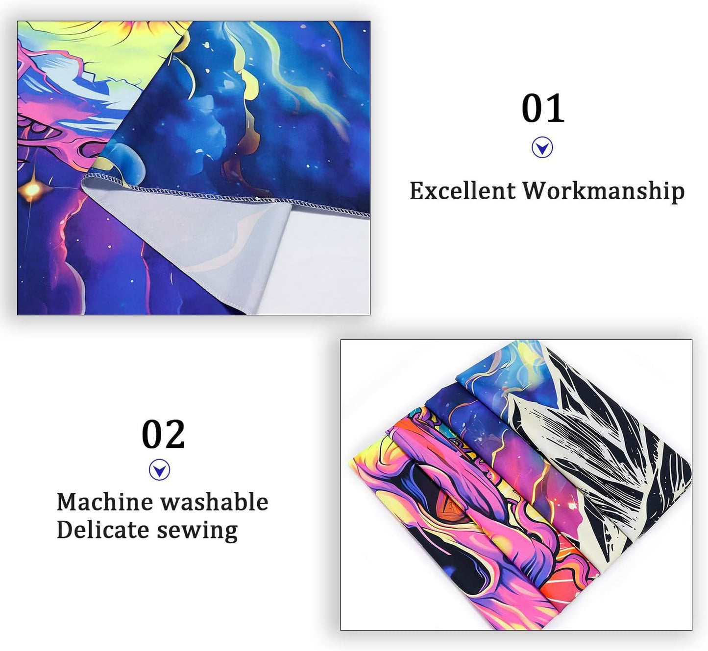 Blacklight Skull Tapestry UV Reactive Galaxy Mountain Planet Tapestries Magic Neon River Wall Hanging Aesthetic Skeleton Wall Decor Forest Trees Landscape Backdrop for Living Room