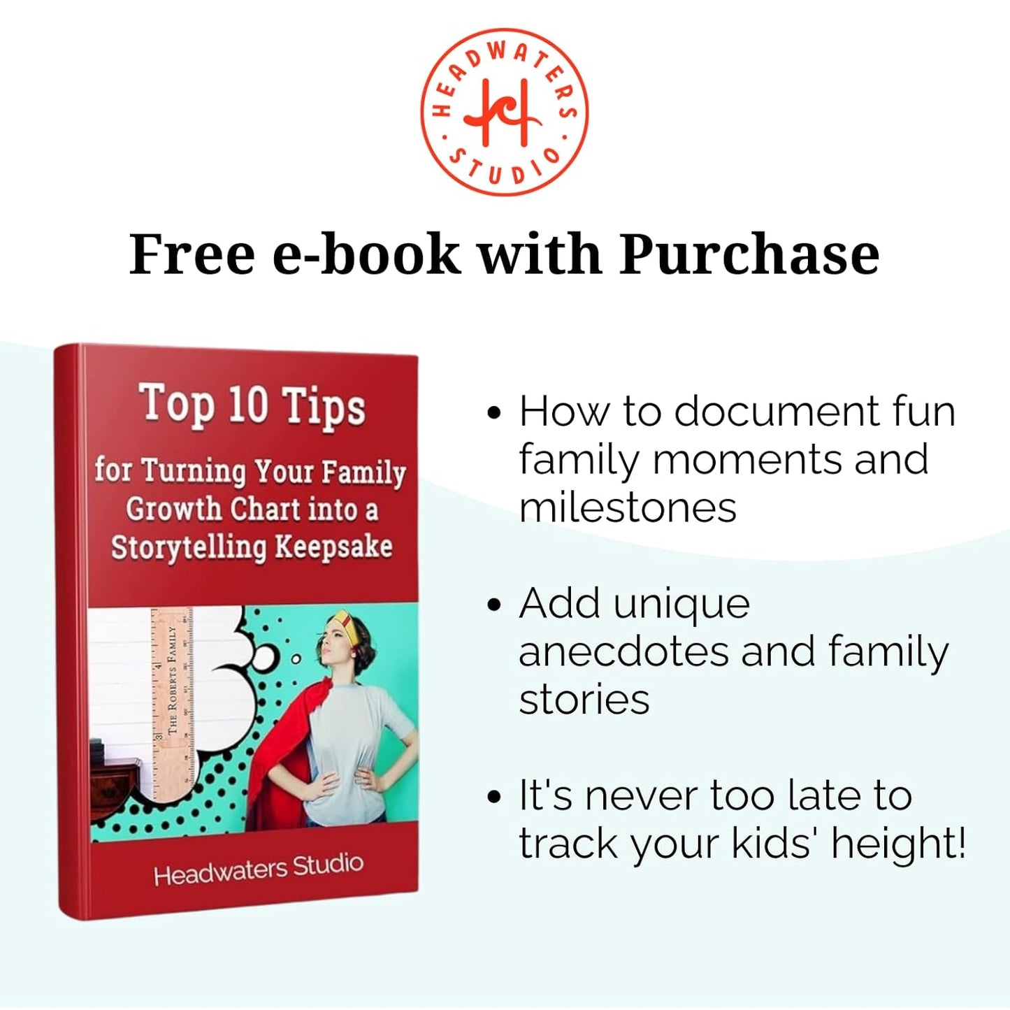 Wooden Growth Chart – Kids Height Chart, Wall Measurement for Kids, Height Chart for Wall, Growth Ruler for Children – Farm Animals, Natural - 63" x 6.7"