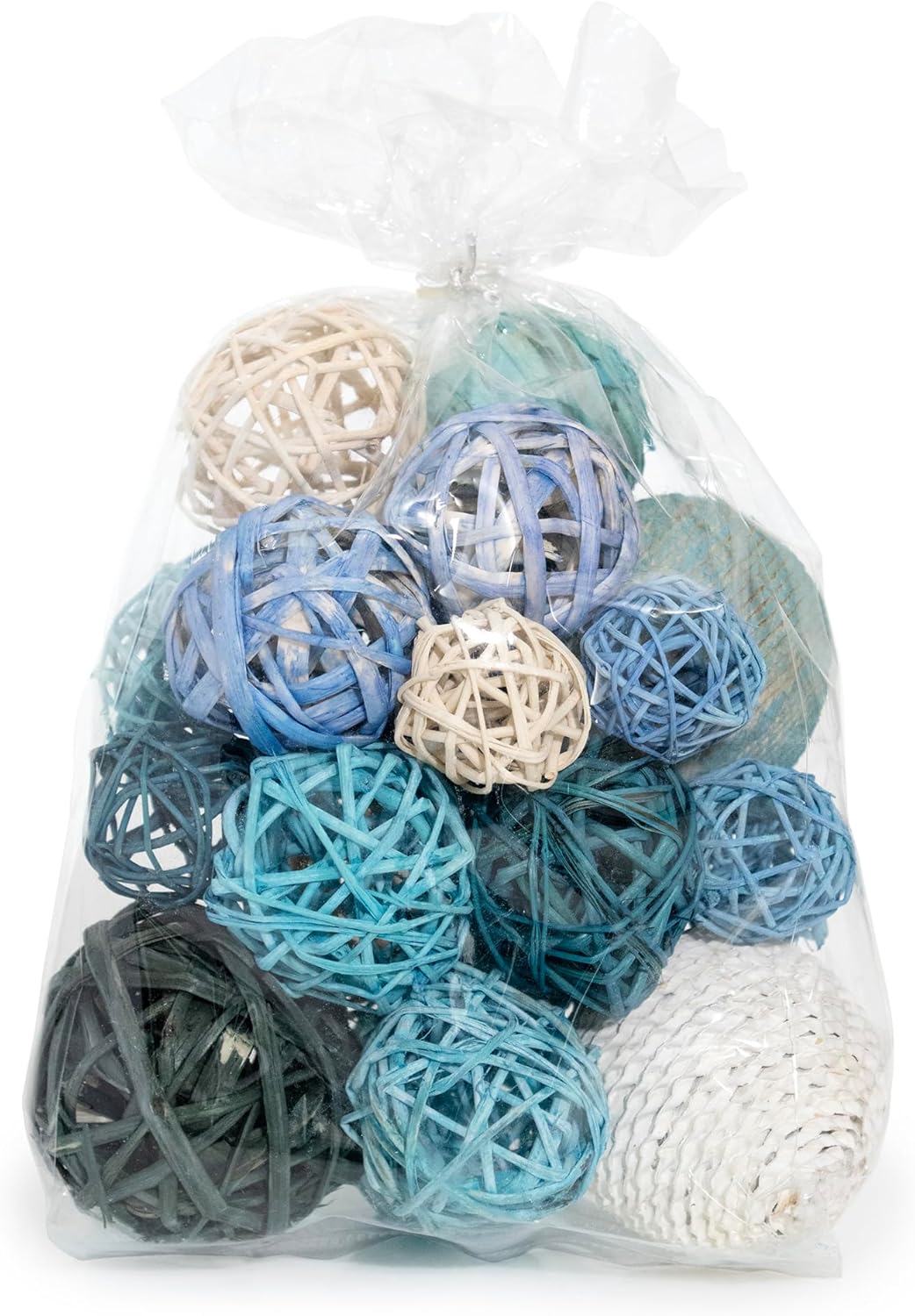 ANDALUCA Decorative Balls Bag Bowl Filler Home Decor (Turqouise Blue)