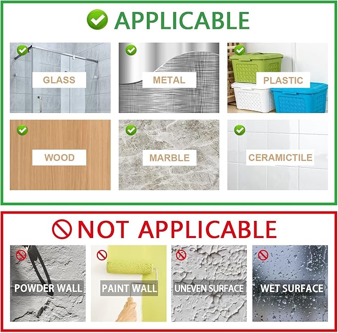 PMMASTO Adhesive Acrylic Spice Rack Organizer for Wall with Nano Double Sided Tape, Spice Shelf Organization for Kitchen Cabinet Door/Pantry Door, Wall Mount Seasoning Rack (Black - 4 Pack)