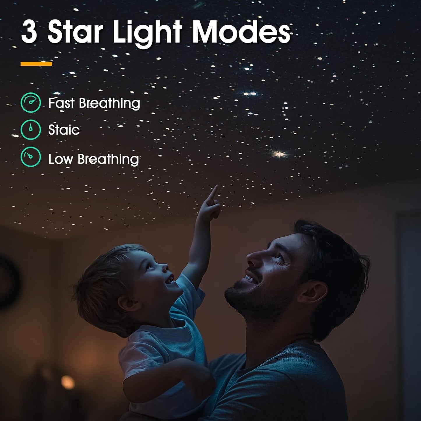 deerdance Star Projector, Northern Lights Galaxy Projector for Bedroom, Kids Night Light Aurora Projector for Ceiling with 8 Modes Timer and Remote for Room Decor, Birthday Gift Toy for Kids Children
