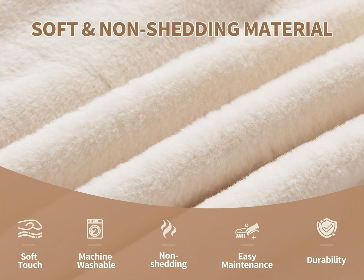 Pouf Ottoman Foot Rest 26"x18" Footstools and Ottomans Small with Filling Cream Small Beige Ottoman Foot Rest Ivory Poofy Ottom Stool Soft Poofs/Ottomans Furniture Living Room Ottom Footstool