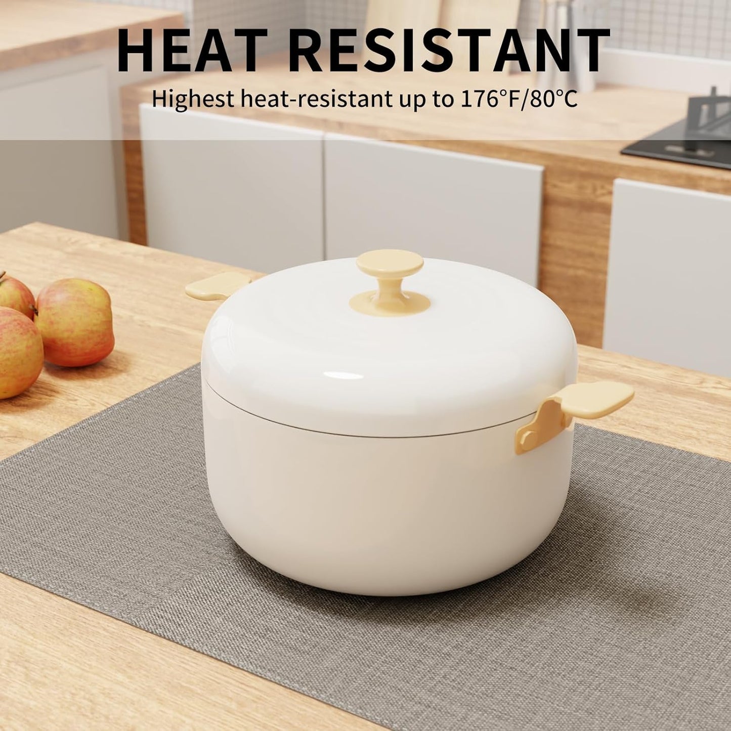 Cloth Placemats, Set of 6 Heat-Resistant Cotton Linen Blend Double Layered Machine Washable Place Mats, Wrinkle Free Thick Fabric Dining Table Mats for Indoors & Outdoors (Dark Grey, 6)