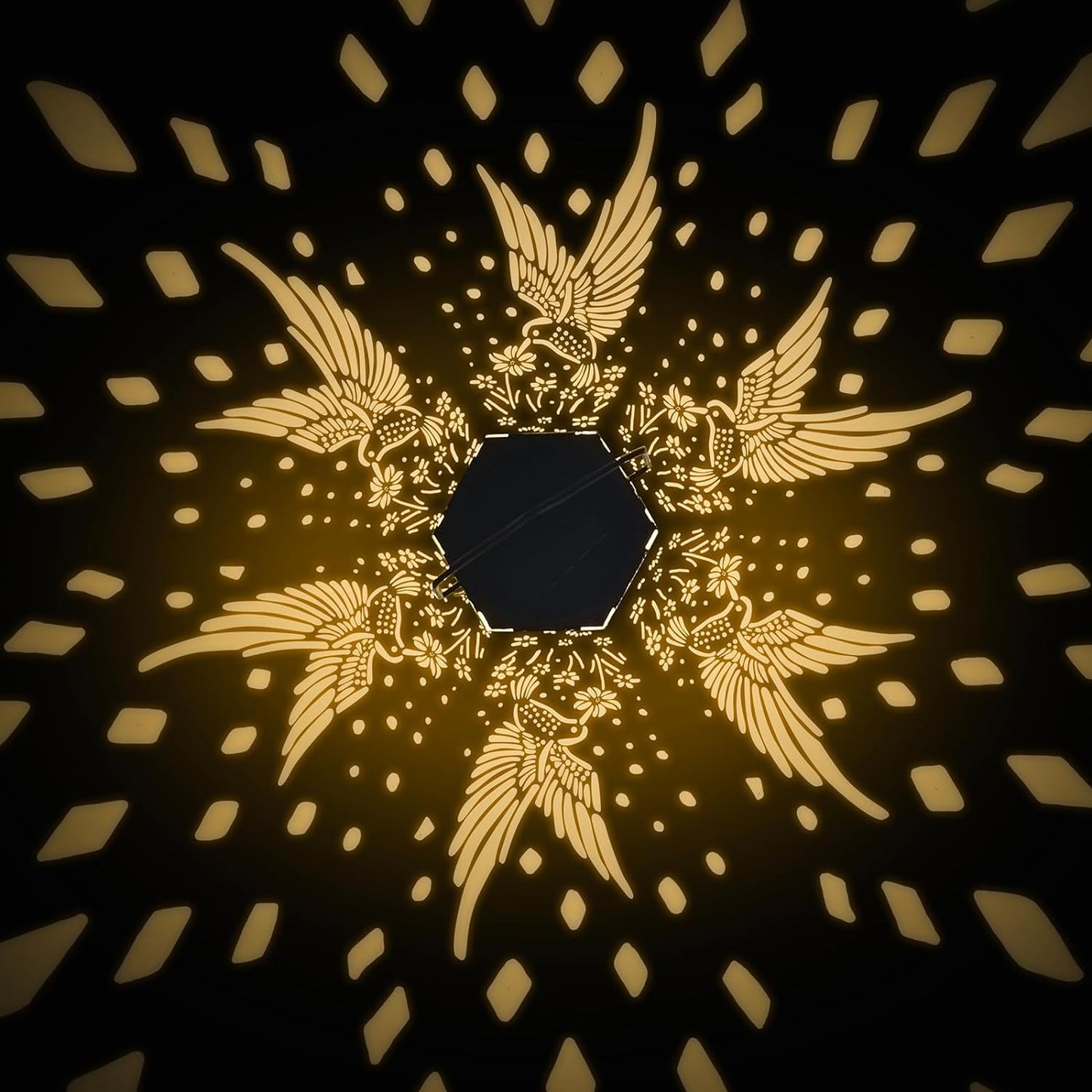 Birthday Gifts for Women Hummingbird Solar Lights Outdoor - Gifts for Mom, Mothers Day Gifts Solar Lanterns Outdoor Waterproof Garden Decoration for Outside, Outdoor, Patio, Yard, Lawn