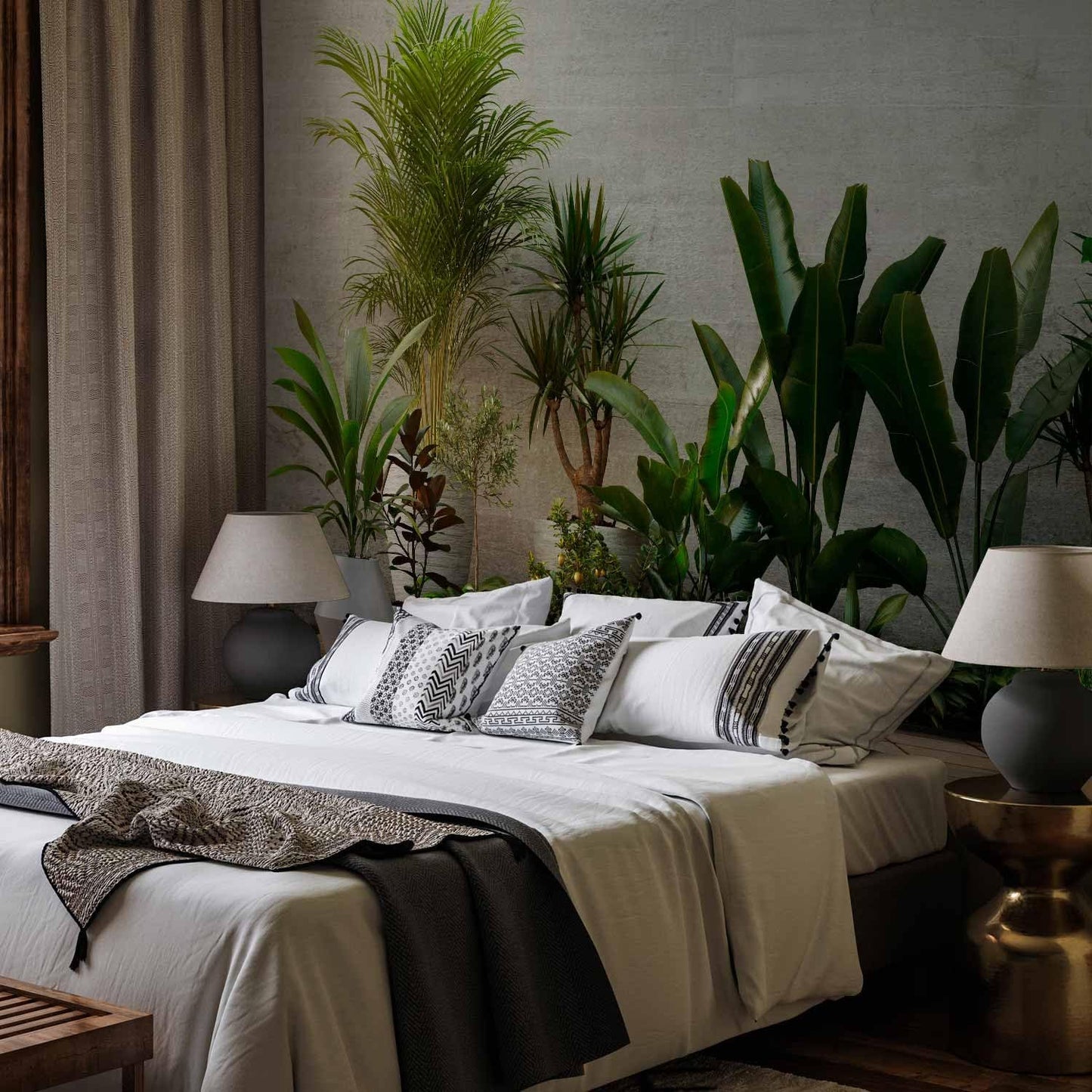 artgeist Wall Mural Nature 193x138 in - XXL Peel and Stick Self-Adhesive Wallpaper Removable Large Sticker Foil Wall Decor Print Picture Image Design Botanics Plants 3D Effect b-B-0600-a-a