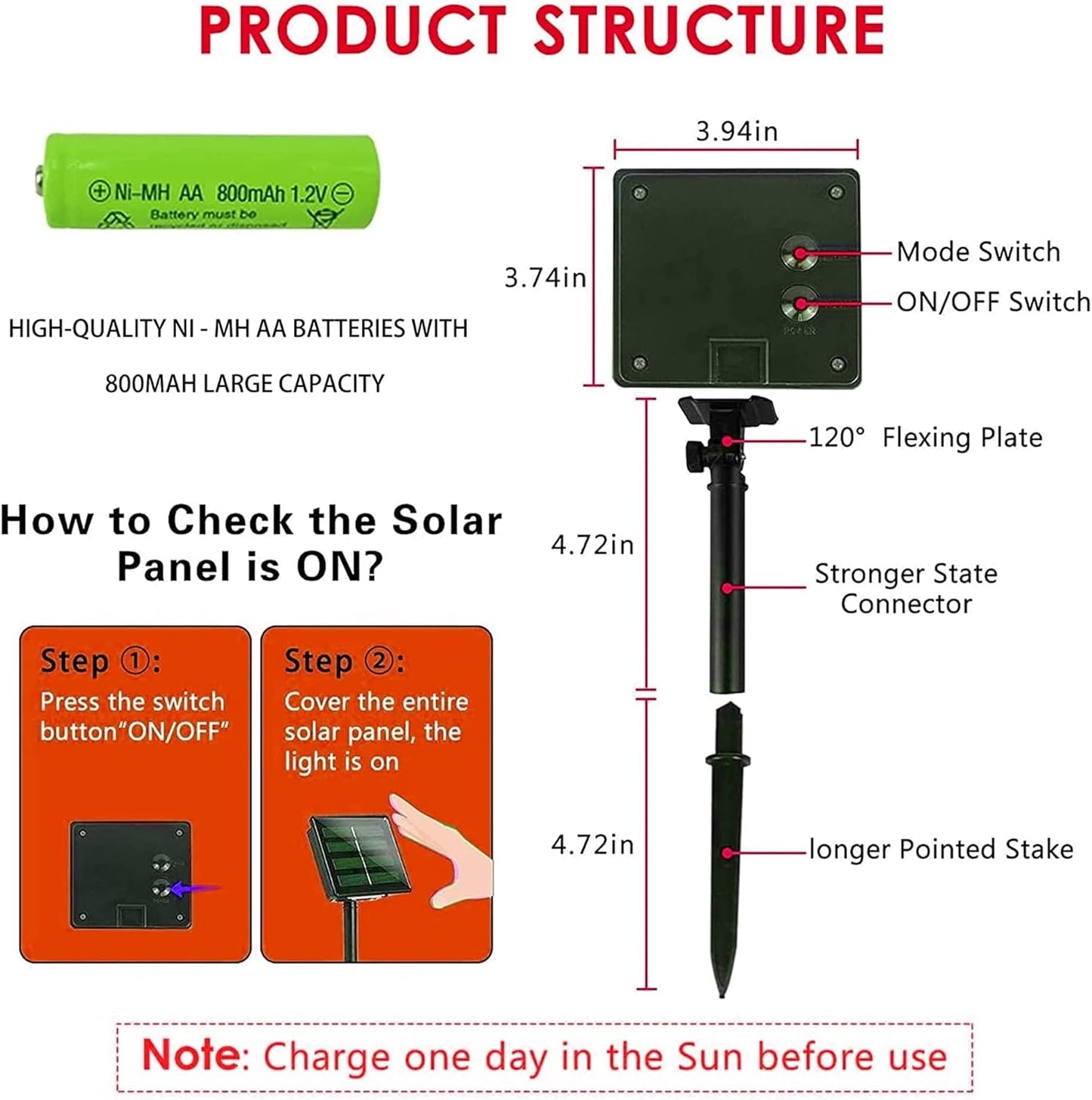 TW SHINE 2 Pack Solar String Lights Outdoor, Total 80 FT 240 LED Solar Powered Waterproof White Fairy Lights 8 Modes for Outside Christmas Party Tree Wedding Yard Decorations