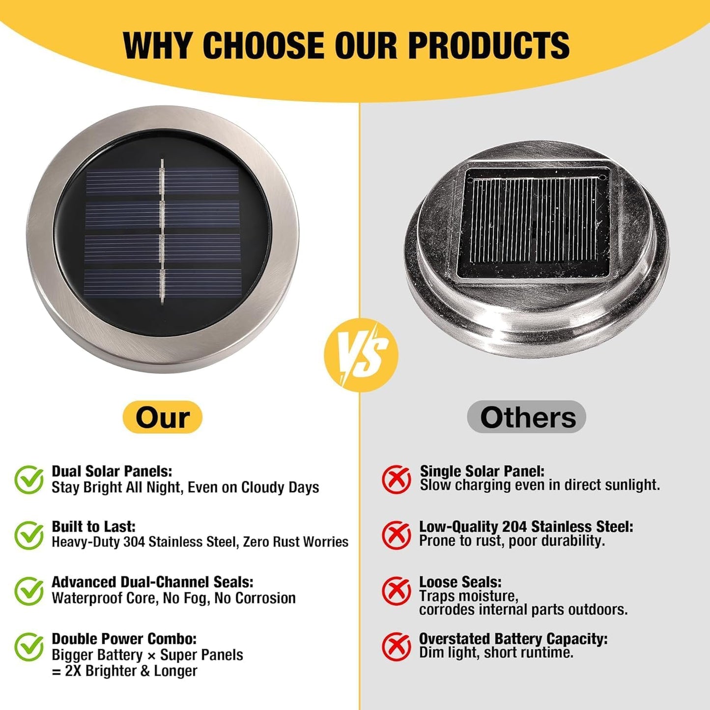 Cooo 4 Pack Heavy Crackle Glass Solar Lantern with 30 LED Firefly Lights– Waterproof Outdoor Hanging Lamp 215% Larger Solar Panel, Stainless Steel Lid Decorative Lighting for Garden Patio Table