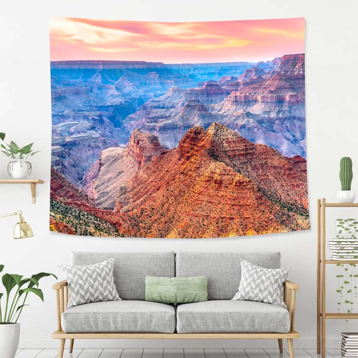 Canyon Tapestry For Bedroom Grand Canyon Arizona United States Of America Tapestries Wall Hanging For Living Room Dorm Office 60×50 In