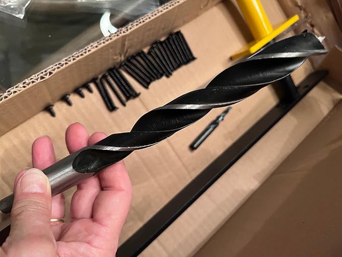 Heavy-Duty Floating Shelf Bracket, Hidden Shelf Bracket for Mantel, if Installed on Studs, Maximum Load of 210 pounds, Hidden Bracket 16 inches (with Ease kit)