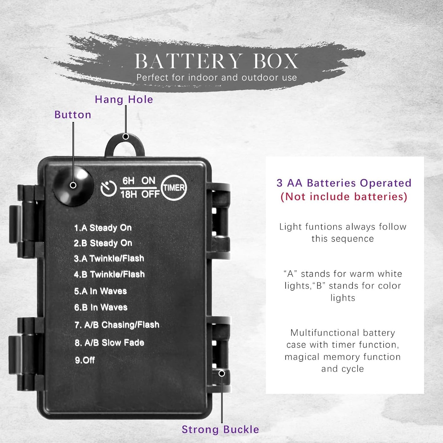 JORNOY 16inch LED Halloween Wreath with Battery Timer - Black Artificial Leaves&Silk Ribbon Decor Hanging for Front Door, Mantel, Porch, Wall, Party Decorations