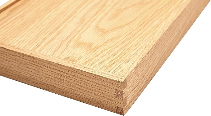 pandapark Wood Organizer Tray,Black Walnut,Desk & Drawer Storage Box (Oak Master-4)