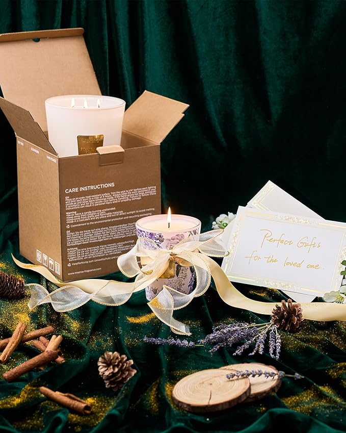 M&SENSE Roasted Coffee Scented Candle, Soy Natural Wax Candles, 14.1oz 60H Burn Time Slow Burning, Stress Relief Home Fragrance Housewarming Gifts