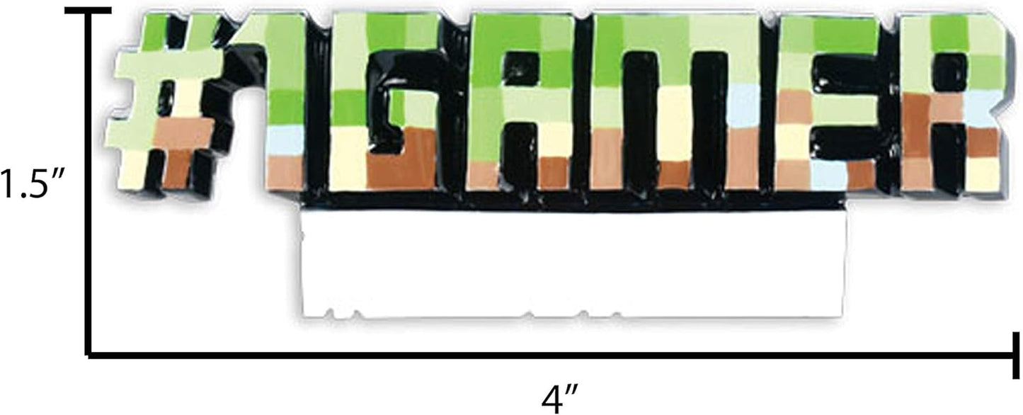 Elves Personalized Gamer Ornaments - Blonde Girls Video Game Ornaments for Christmas Tree