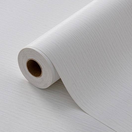 Grasscloth Peel and Stick Wallpaper 20.8"x394" Light Gray Thick Fabric Textured Linen Classic Faux Grassweave Neutral Removable Wallpaper Vinyl Film Roll for Home Use