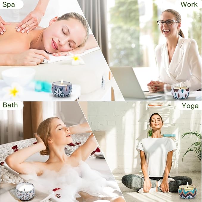 Candles Gifts for Women, 12 Pack Candles for Home Scented, 30 Oz Soy Wax Candle Gifts Sets, 240H Burning Candle for Scented, Ideal for Birthday, Valentine's Day, Mother's Day