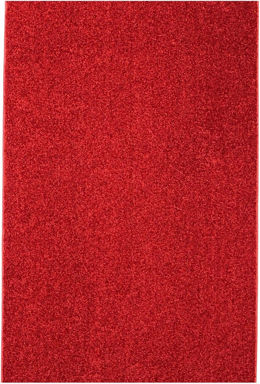 KOECKRITZ Soft and Colorful Kids Classroom Area Rugs (Passes Flammability Pill Test) Many Sizes and Bright Colors to Select from (4' x 6', Fire Engine)